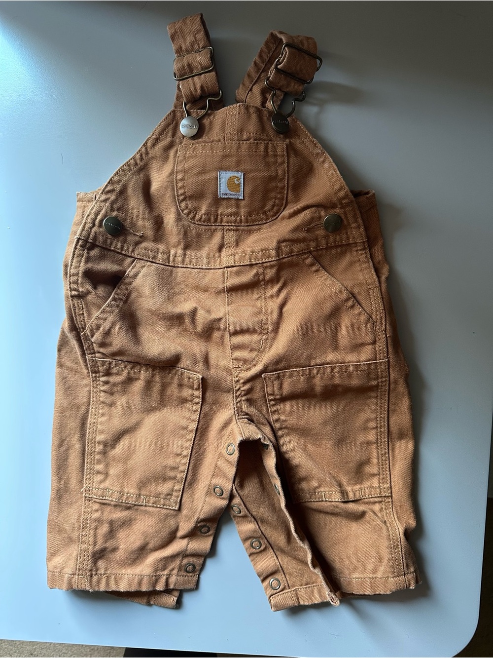 Carhartt Kids Tan/Brown Utility Overalls